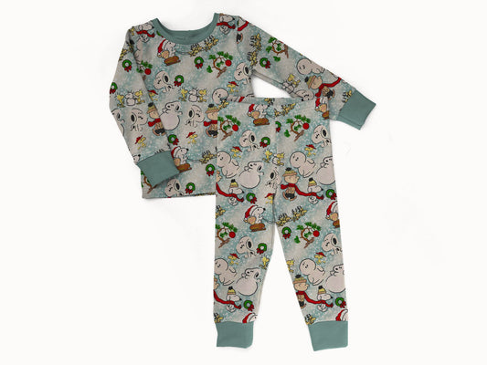 Winter Wonderland CB 2 piece Bamboo PJ RTS