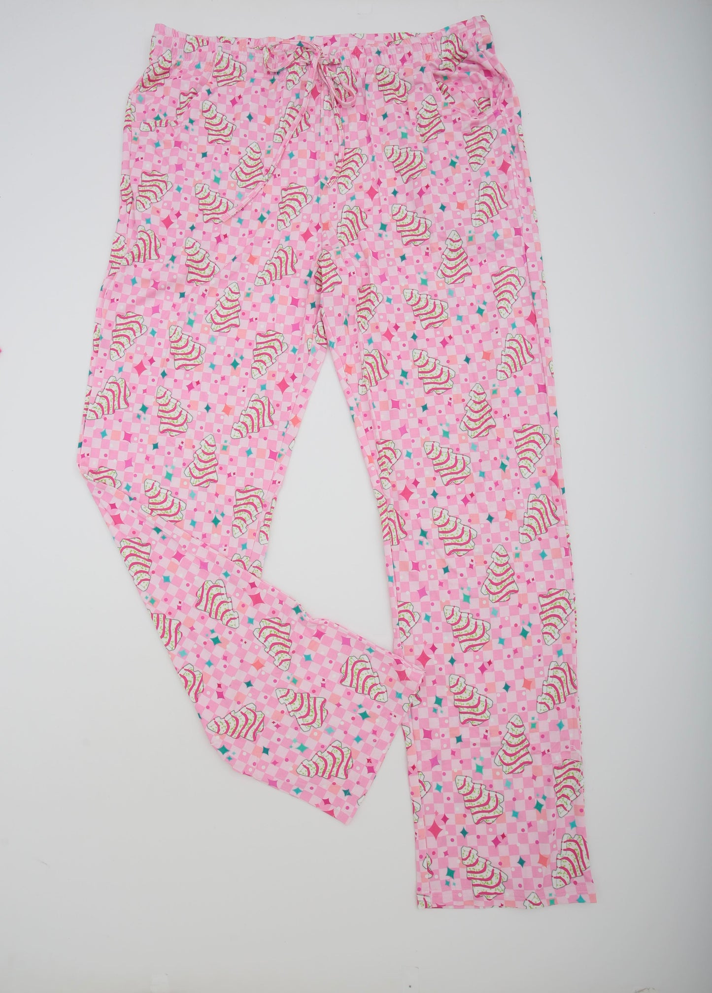 Pink Tree Cake Men's PJ Bottoms Bamboo RTS