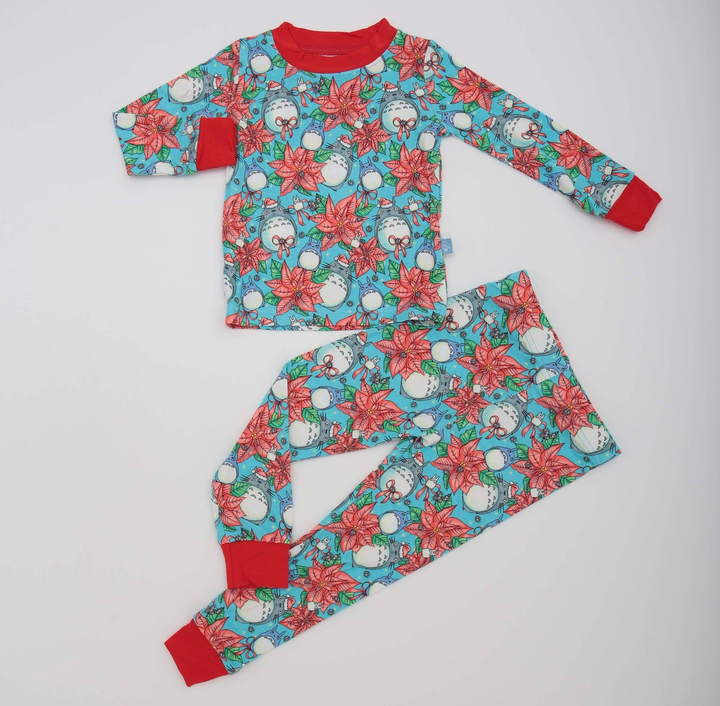 My Neighbor Poinsettia 2 piece Bamboo PJ RTS