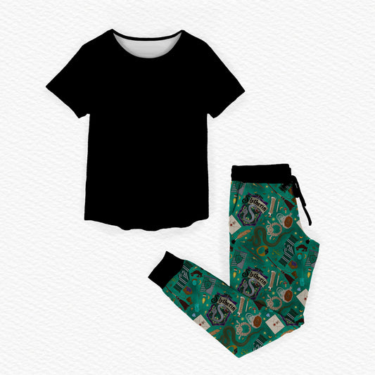 House Ambition Children's Bamboo Short Sleeve Jogger Set Daywear